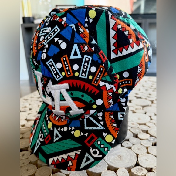 Colorful Geometric Pattern Hat - Picture 1 of 3